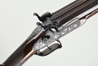 14Ga. Damascus SXS Muzzleloading Hammergun - Image 11 of 11