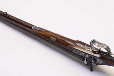 14Ga. Damascus SXS Muzzleloading Hammergun - Image 3 of 11