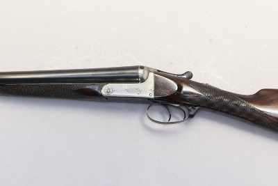 E Roberts SXS Side by Side Boxlock 12 Ga 30