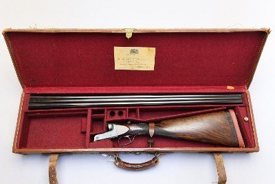 W.R. Leeson Boxlock Side by Side, 12 Ga, 30