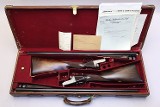 Composed Pair Westley Richards 12 Ga Boxlock Ejector, 28