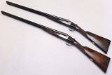 Composed Pair Westley Richards 12 Ga Boxlock Ejector, 28