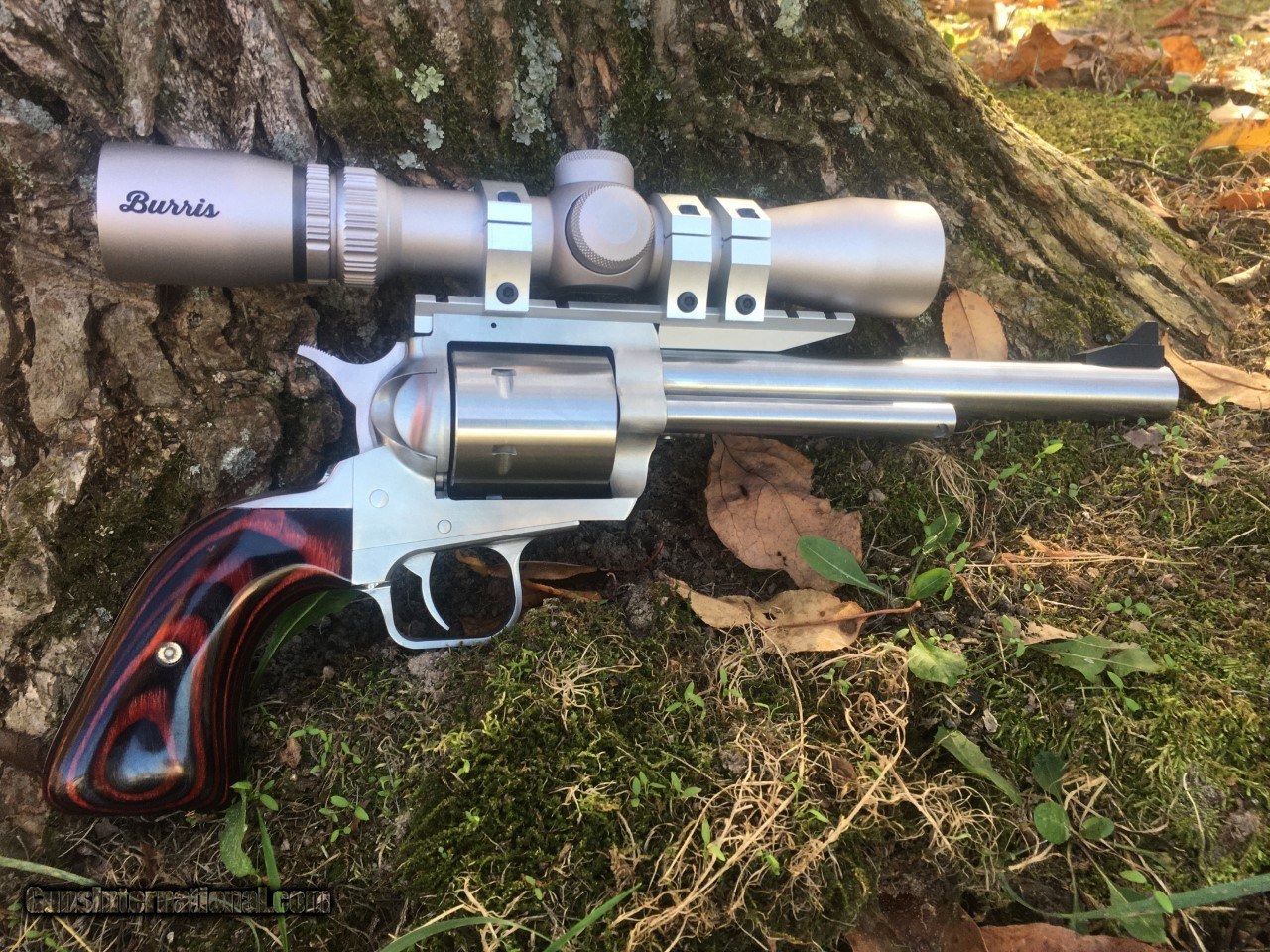 Magnum Research BFR 357 Magnum Revolver with Custom Grips