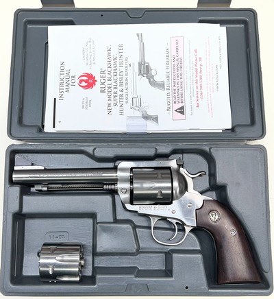 Ruger New Model Blackhawk Bisley Convertible in 45 Long Colt and 45 ACP - Image 1 of 13
