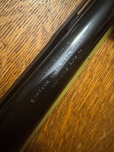 Browning a5 12 Ga 30
Vent Rib Fixed Full Belgium 2 3/4
Shells