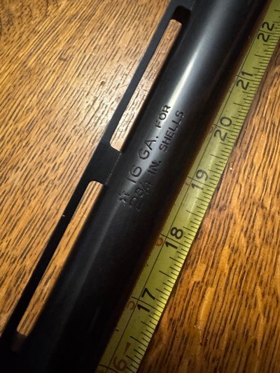Remington 870 Wingmaster 16 Ga Vent Rib 26” Fixed Imp Cyl - Image 13 of 18