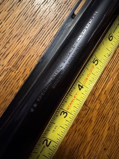 Browning a5 20 Ga 28” Vent Rib Fixed Mod Japan 2 3/4” Shells - Image 5 of 17