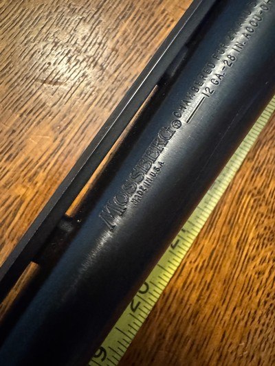 Mossberg 500 12 Ga 28” Vent Rib Accuchoke Barrel 3” Shells - Image 14 of 19