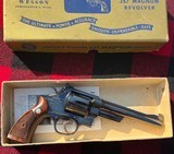 Smith & Wesson Pre-Model 27 6.5" BBL Gift From Marion Carl (1st Marine Fighter Ace Presented To Carl Stiefel) Circa 1952