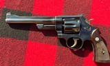 Smith & Wesson Pre-Model 27 6.5" BBL Gift From Marion Carl (1st Marine Fighter Ace Presented To Carl Stiefel) Circa 1952 - 2 of 11