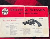 Smith & Wesson Pre-Model 27 6.5" BBL Gift From Marion Carl (1st Marine Fighter Ace Presented To Carl Stiefel) Circa 1952 - 9 of 11