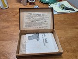 Colt Pocket Hammerless 1928 manufacture date Nickle finish .380acp - Image 5 of 15