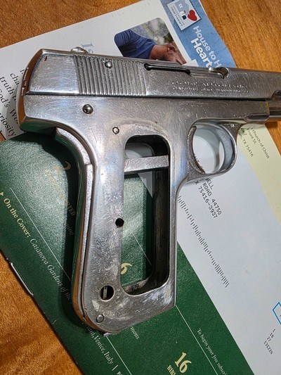 Colt Pocket Hammerless 1928 manufacture date Nickle finish .380acp - Image 12 of 15