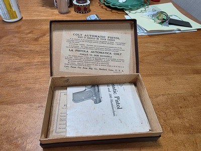 Colt Pocket Hammerless 1928 manufacture date Nickle finish .380acp - Image 5 of 15