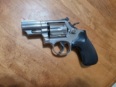 Smith&Wesson model 19-4 Nickle Pinned/Recessed red ramp OUTSTANDING TH / TT - Image 2 of 3