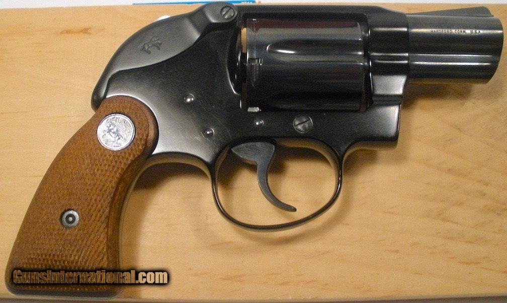 1976 COLT AGENT LIKE NEW W/ SOFT CASE / CUSTOM GRIPS