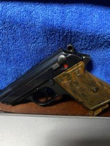 RARE WALTHER PPK 7.65 WITH NAZI PARTY LEADER GRIPS BELT AND HOLSTER ZELLA - 2 of 15