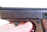 WALTHER PPK PISTOL, NAZI POLICE “EAGLE/C” - 1 of 4