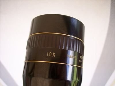 Leupold 10x40mm A.O. Target Varmint Rifle Scope Pre 1974 Gloss - Image 5 of 9