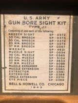 U. S. Army Gun Bore Sight Kit Type J-1/ Bell & Howell Chicago 1943 - 2 of 11