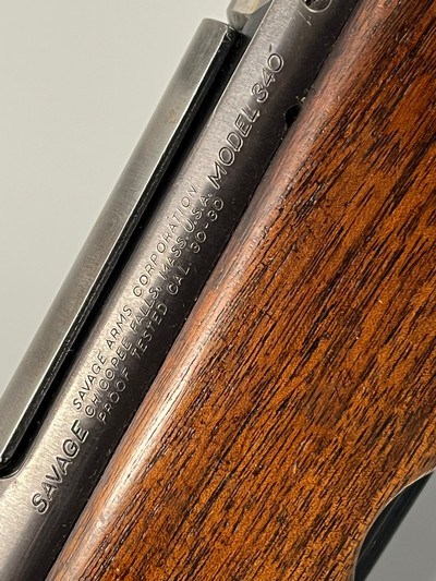 Savage model 340 Bolt Action .30-30 - Image 11 of 11