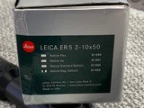 Leica ER-5 2-10x50mm Scope w/ Side Focus and SFP Ballistic Reticle - 2 of 14