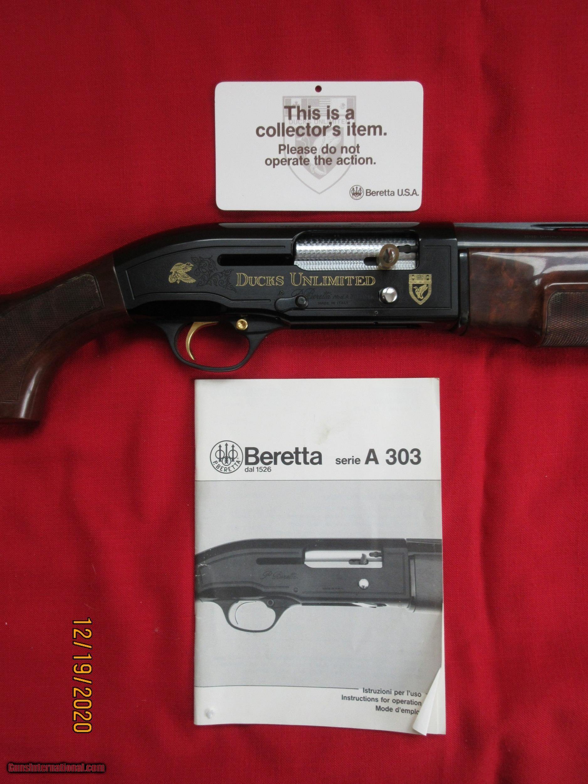 Beretta A303 12 Gauge Ducks Unlimited