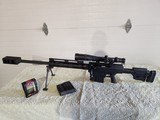 BUSHMASTER BA50 RIFLE WITH BURRIS ELIMINATOR III SCOPE