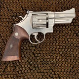 Smith and Wesson pre 27 3.5” Nickel .357 Magnum - 1 of 10