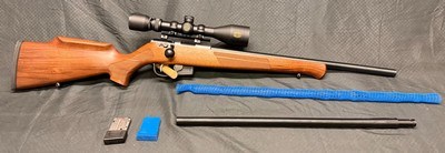 ExcellentANSCHUTZ 1761 17MACH2 WITH 22LR BARREL AND 2 5RD MAGS 1 SINGLE SHOT MAG - Image 1 of 15