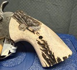 COLT PYTHON TYLER GUN WORKS PREMIER ENGRAVED STAG GRIPS 3