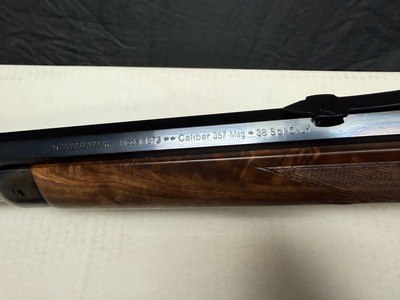 Winchester 1873 Deluxe Sporting Walnut 357 Mag 24in Half Octagon Half Round - Image 9 of 17