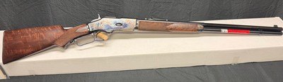 Winchester 1873 Deluxe Sporting Walnut 357 Mag 24in Half Octagon Half Round - Image 1 of 17