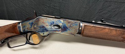 Winchester 1873 Deluxe Sporting Walnut 357 Mag 24in Half Octagon Half Round - Image 6 of 17