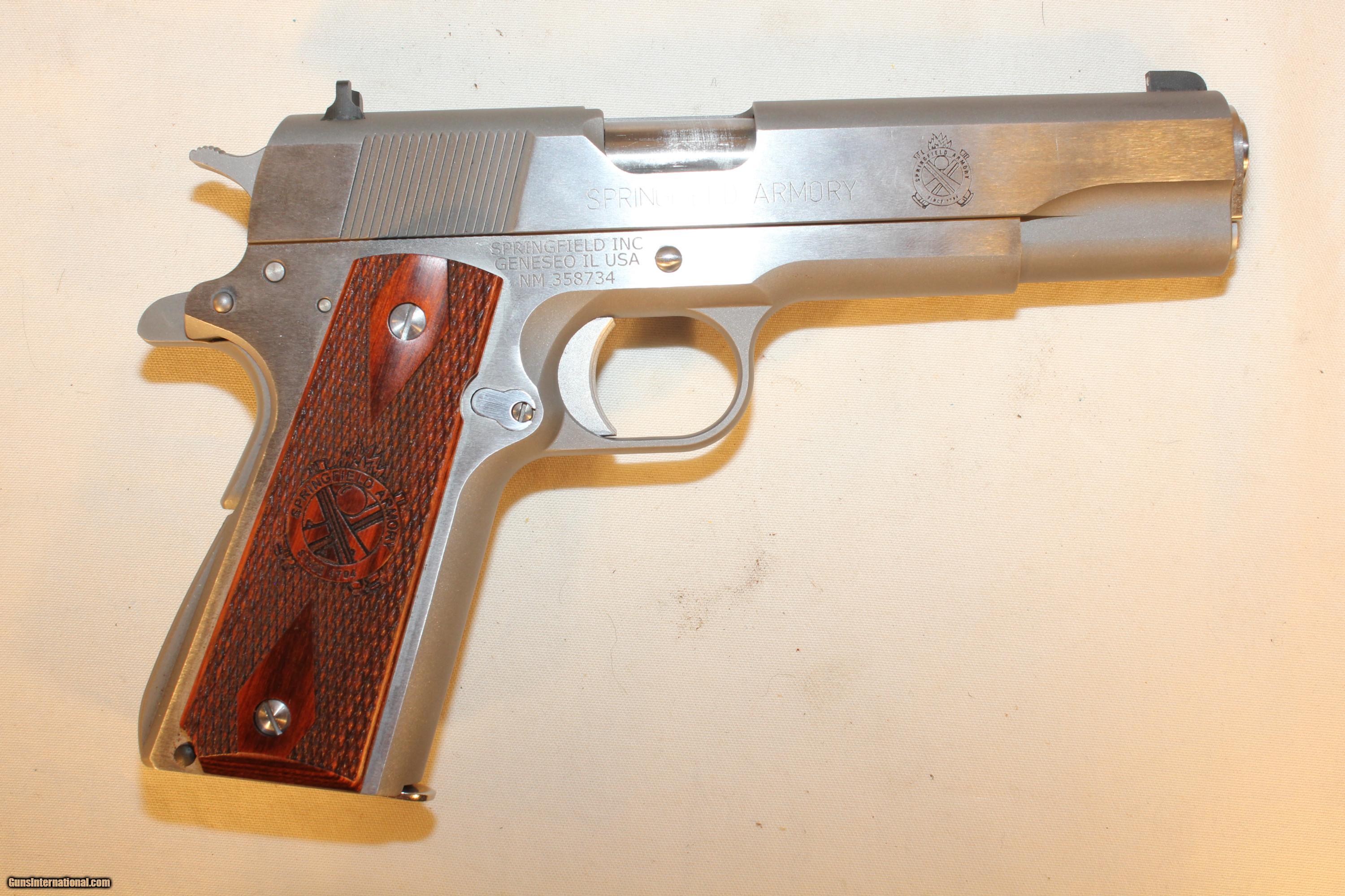 Springfield Armory 1911 A1 Stainless Steel 45 Acp 1951