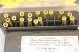 New-unprimed22-15-60 Stevens Cartridge Cases - 3 of 4