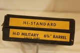 Hi Standard Model HD Military
22 LR W/Box and papers - 5 of 5