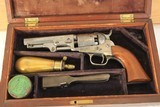 Cased, Inscribed Per Civil War Colt Model 1849 Pocket Revolver - 1 of 19