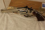 Smith & Wesson Model 19-4 Nickel Plated in .357 Magnum Caliber with 6 inch barrel - 4 of 6