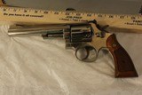 Smith & Wesson Model 19-4 Nickel Plated in .357 Magnum Caliber with 6 inch barrel - 1 of 6