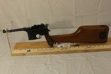 Mauser Broomhandle C96 in
9 mm Parabellum With Shoulder Stock and Leather - 3 of 14