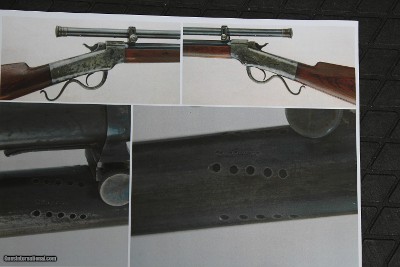 Marlin Ballard Rifle with a L. N. Mogg Scope in 32-40 Caliber