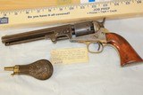 Mannhattan .36 Caliber Navy Revolver with Flask.Used in the Civil War - 3 of 11