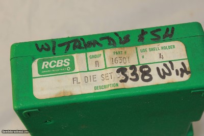 RCBS Dies in .338 Win Mag