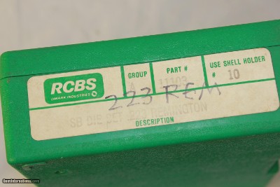 RCBS Dies in .223 Rem