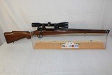 Mauser Commercial action rifle wit International stocked Carbine in 8x57mm