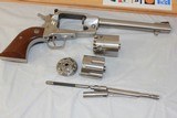 Ruger Stainless Steel Old Army with .45 Percussion and 45 LC Cylinders - 2 of 7