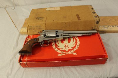 Ruger Old Army Stainless Steel with Box and THREE digit Serial Number 1975 in 2457 Caliber