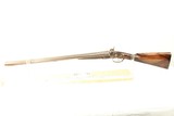 I. Hollis and Sons, London Muzzle-Loading Percussion 17 Gauge Shotgun.