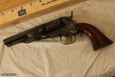 Colt Model1862 Police Percussion Inscribed Revolver .36 Caliber